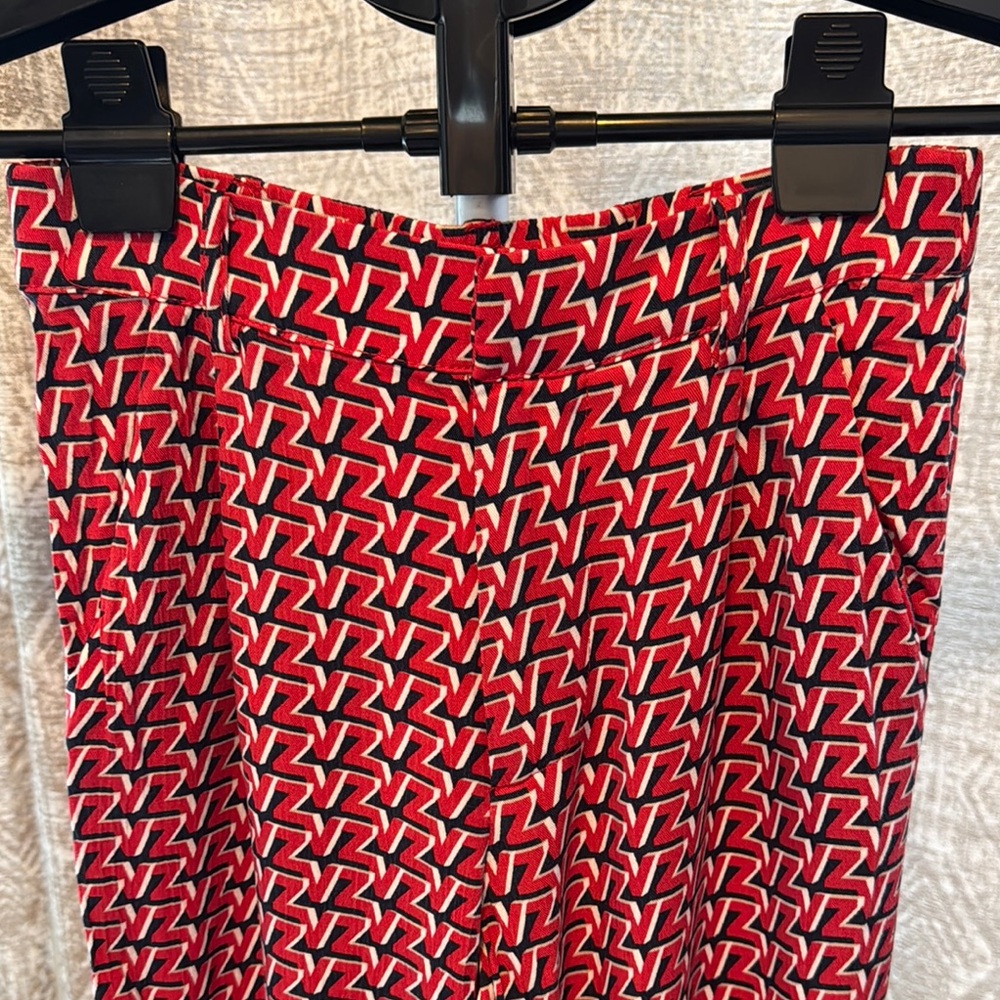 Zadig & Voltaire Red Casual Wide-Leg Bottoms